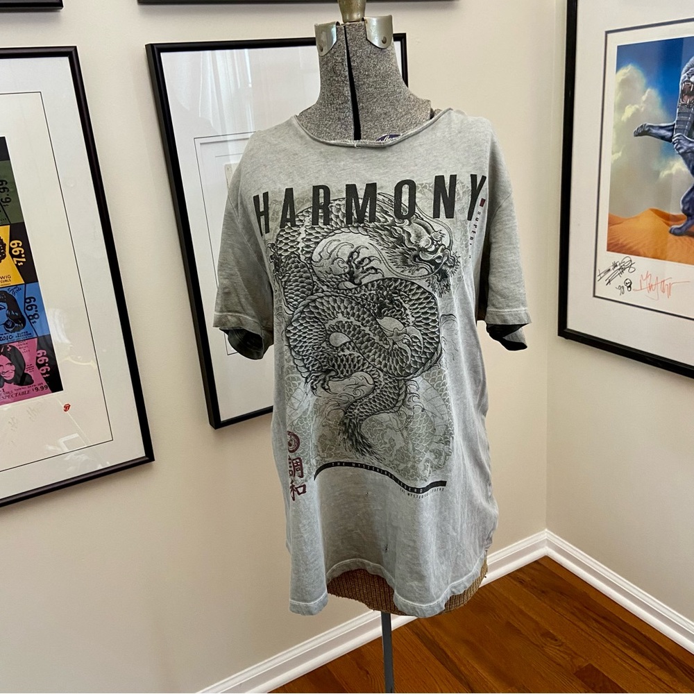 Grunge Distressed T Shirt